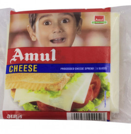 Amul Cheese Processed Cheese Spread - 5 Slices  Pack  100 grams